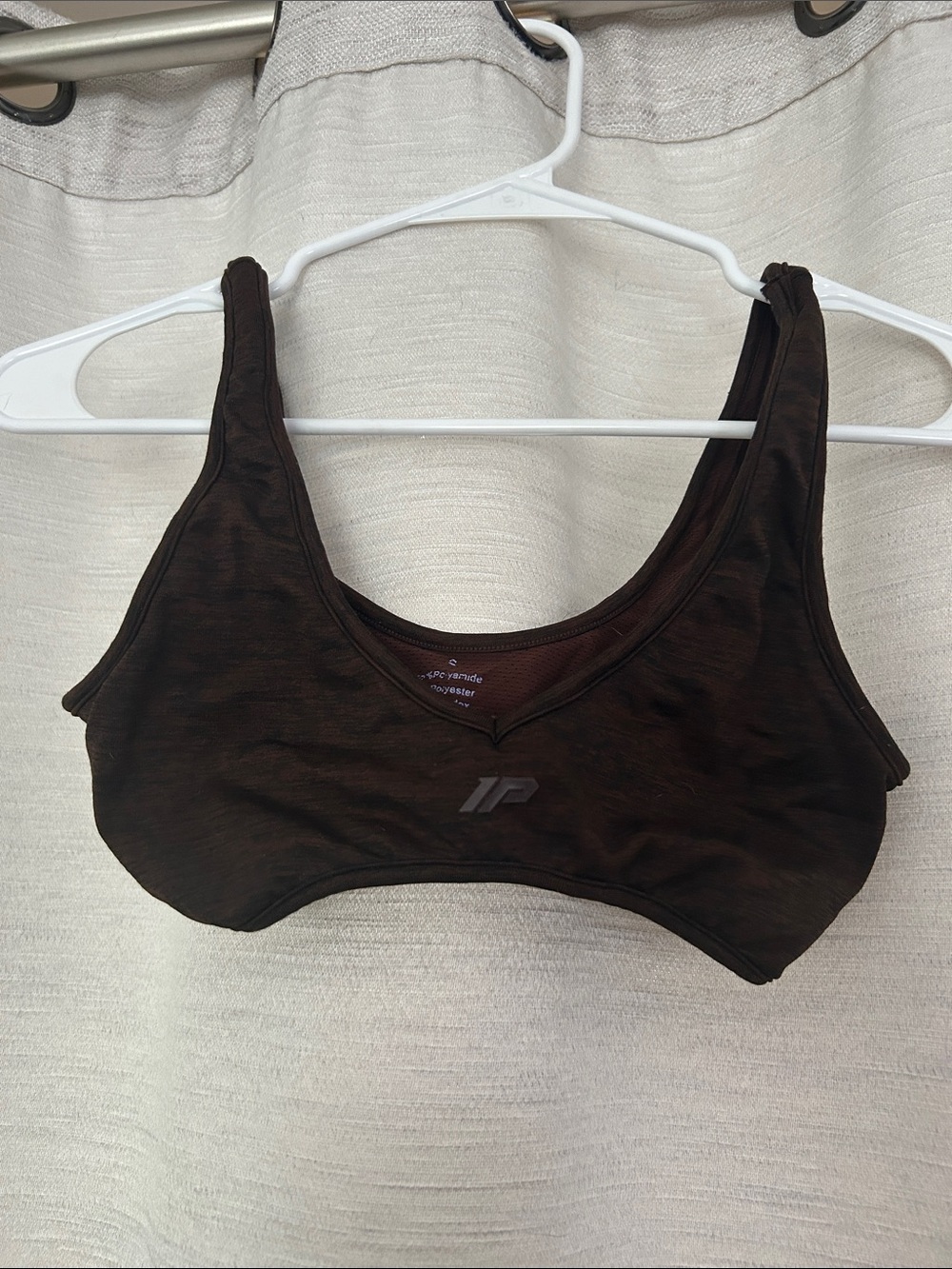 Inaka Power Brown Scoop Sports Bra